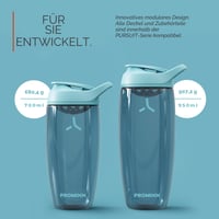 Promixx PURSUIT šejker na proteín 950 ml - Nepriepustná BPA-free fľaša na proteínový prášok a predtréningové nápoje - Oceánovo modrá 6