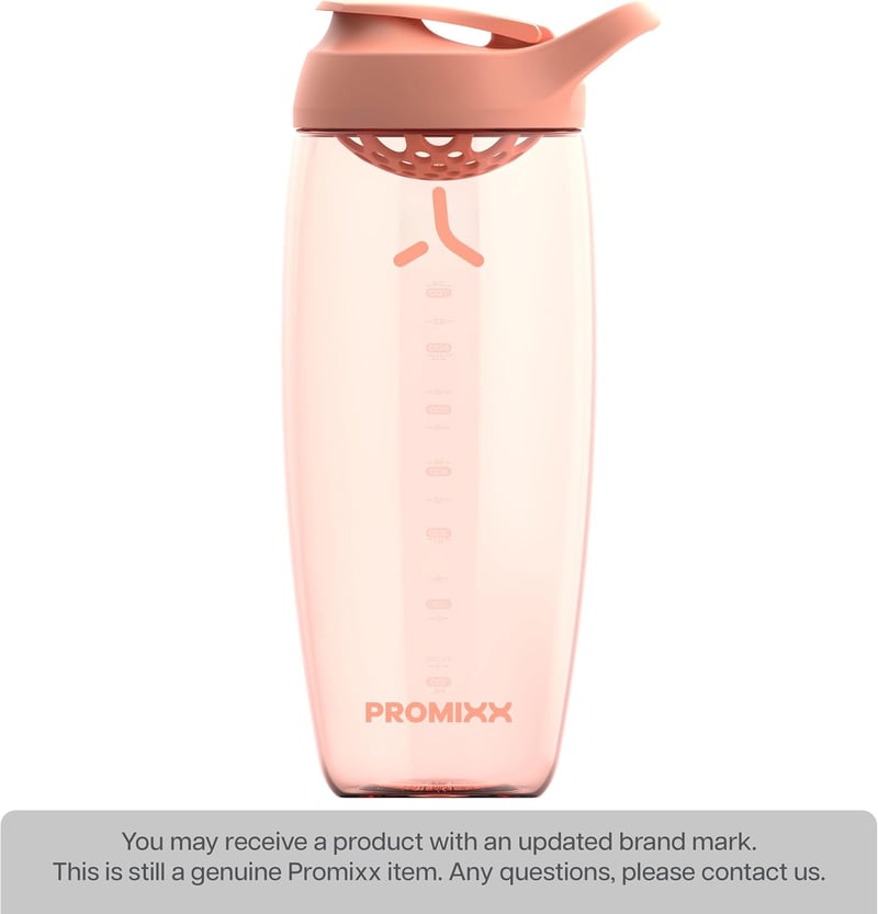 Promixx PURSUIT Protein Shaker 950ml Korall - BPA-mentes, Szorosan Záródó