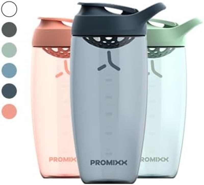 Promixx PURSUIT Protein Shaker 950ml Korall - BPA-mentes, Szorosan Záródó