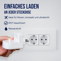 ProofVision TBCharge EU zidni punjač za Oral-B Braun električne četkice za zube – kompatibilan sa serijom iO3-6 (osim iO7-10) – zamjenski punjač EU 5