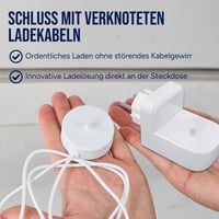 ProofVision TBCharge EU zidni punjač za Oral-B Braun električne četkice za zube – kompatibilan sa serijom iO3-6 (osim iO7-10) – zamjenski punjač EU 6