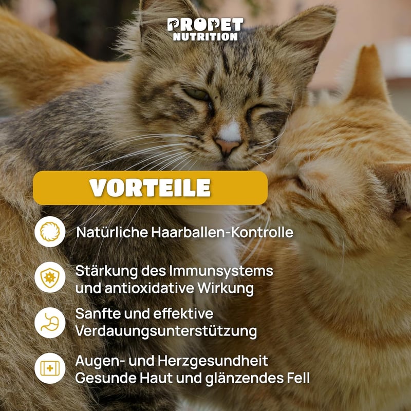 PROPET NUTRITION Macskaszőr-oldó komplex malátával, taurinnal és vitaminokkal 120ml