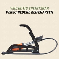 Nožná pumpa na bicykel Prophete 6211 – čierna hustilka, univerzálna veľkosť 5