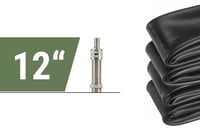Cameră de aer bicicletă Prophete cu valvă Dunlop, 12 x 1,75 - 12,5 x 2,25 inch, ETRTO 47-203 / 62-203, negru 6