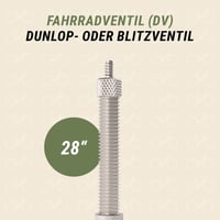 Duša na bicykel Prophete Dunlop ventil 28" (28x1,75x2 / 47-622) čierna – pre mestské a trekingové bicykle 2
