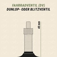 Duša na bicykel Prophete Dunlop ventil 28" (28x1,75x2 / 47-622) čierna – pre mestské a trekingové bicykle 5