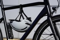 Cyklistická prilba na elektrobicykel Prophete ECO Urban, technológia Inmold, predné a zadné LED svetlo, diaľkové ovládanie smeroviek, 52 – 58 cm, sivá 4