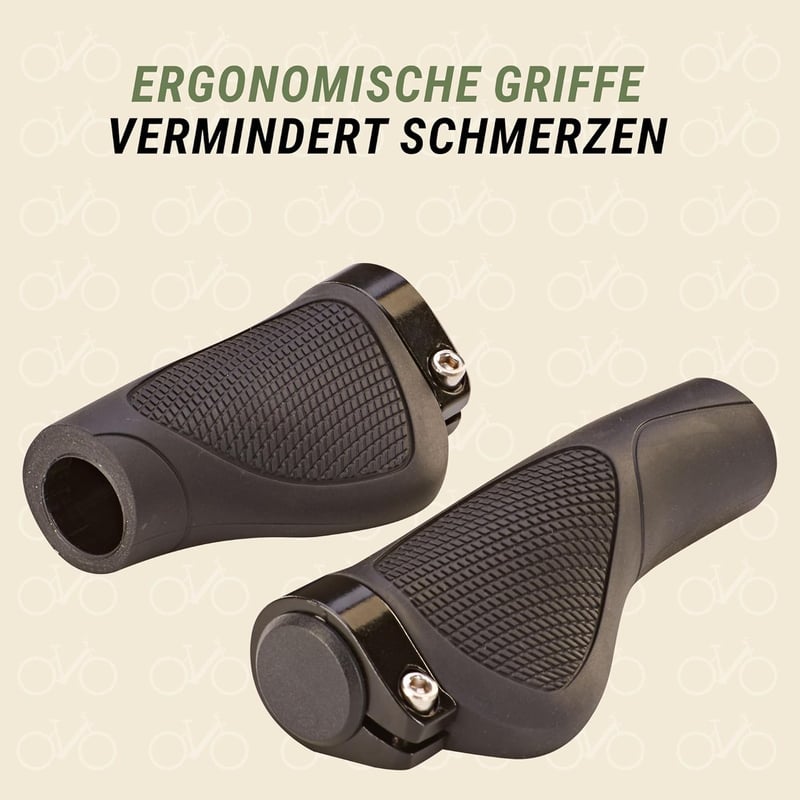 Prophete Ergo-Griffe ergonomikus kerékpármarkolat alumínium rögzítéssel - Single