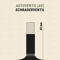 Duša na bicykel Prophete 27/28 palcov, autoventil (Schrader), 2 ks, ETRTO 28-622 – 42-622, 28-630 – 32-630 5