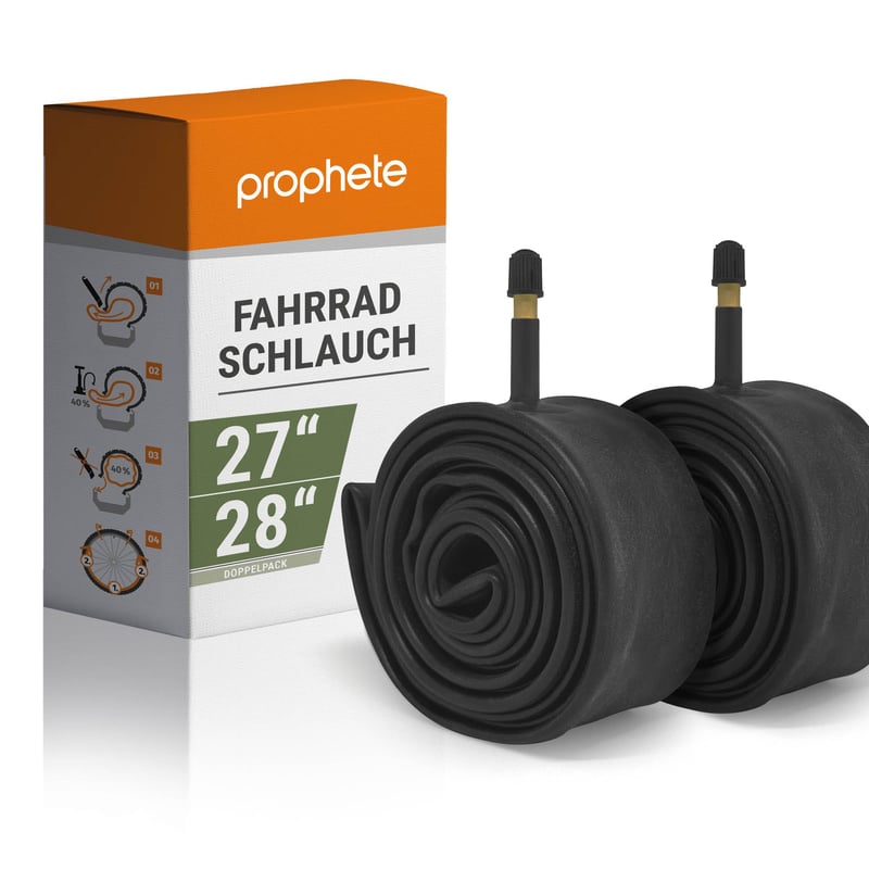 Duša na bicykel Prophete 27/28 palcov, autoventil (Schrader), 2 ks, ETRTO 28-622 – 42-622, 28-630 – 32-630
