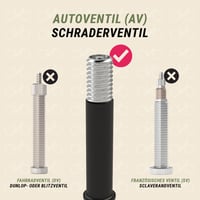 Duša na bicykel Prophete 27/28 palcov, autoventil (Schrader), 2 ks, ETRTO 28-622 – 42-622, 28-630 – 32-630 4
