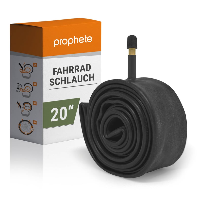 Duša na bicykel Prophete s autoventilom 20 x 1,75-2,125 palca ETRTO 47-406 50-406 54-406 57-406 Schraderov ventil