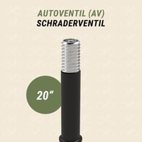 Duša na bicykel Prophete s autoventilom 20 x 1,75-2,125 palca ETRTO 47-406 50-406 54-406 57-406 Schraderov ventil 2