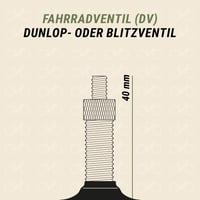 Duálna sada duší na bicykel Prophete s Dunlop ventilom, 26 x 1,75 – 26 x 2,125 palcov (ETRTO 47-559, 57-559), 2 ks 5