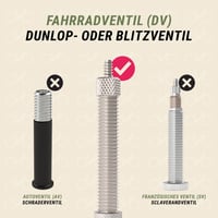 Duálna sada duší na bicykel Prophete s Dunlop ventilom, 26 x 1,75 – 26 x 2,125 palcov (ETRTO 47-559, 57-559), 2 ks 4
