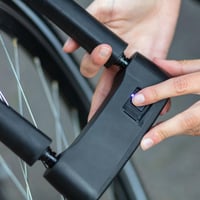 Lacăt pentru bicicletă Prophete cu cititor de amprentă, antifurt tip potcoavă, lacăt securizat pentru bicicletă cu senzor de amprentă 8