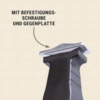 Prophete kétlábú kerékpártámasz 26-28" állítható magasságú alumínium fekete - Single 4