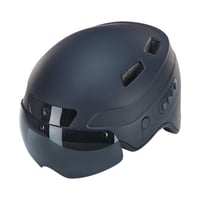 Inteligentná cyklistická prilba Prophete so štítom, HD kamerou, Bluetooth reproduktorom a diaľkovým ovládaním smerových svetiel, čierna, veľkosť M/L 1