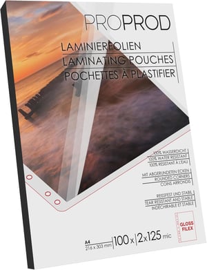 ProProd folija za laminiranje A4, 2x125 mikrona, sjajna, 11 rupa, 100 kom.