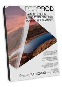 Laminovacie fólie ProProd A4 2x100 mikrónov lesklé - 100 ks 1