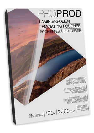 ProProd folija za laminiranje A4 2x100 mikrona visoki sjaj - 100 kom.