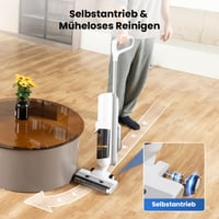 Proscenic F10 Pro 3 v 1 bezdrôtový vysávač a mop, samočistiaci, LED displej, na tvrdé podlahy a zvieracie chlpy 7