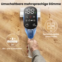 Proscenic F10 Pro 3 v 1 bezdrôtový vysávač a mop, samočistiaci, LED displej, na tvrdé podlahy a zvieracie chlpy 8