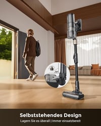 Proscenic P20 Vezeték Nélküli Porszívó Nedves Törléshez, 70 KPa, 680W, Állványos Töltővel 9