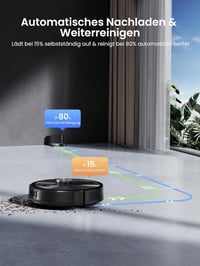 Proscenic Q10 robotporszívó felmosó funkcióval, 8000Pa, 200 perces üzemidő, LiDAR navigáció 10