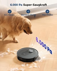 Proscenic Q8 Max robotporszívó önjáró állomással, 6000Pa, 200 perc üzemidő - Black 3