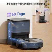 Proscenic Q8 Max robotporszívó önjáró állomással, 6000Pa, 200 perc üzemidő - Black 2