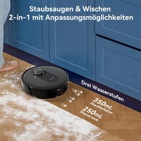 Proscenic Q8 Max robotporszívó önjáró állomással, 6000Pa, 200 perc üzemidő - Black 4