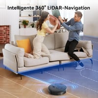 Proscenic Q8 robotporszívó intelligens navigációval 5