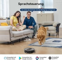 Proscenic Q8 robotporszívó intelligens navigációval 4