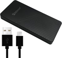 PROSmart 10000 mAh USB-C Powerbank Fűthető Mellényekhez - Hordozható Akkumulátor Csomag Hosszabb Kültéri Használathoz, Fekete 1