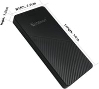PROSmart 10000 mAh USB-C Powerbank Fűthető Mellényekhez - Hordozható Akkumulátor Csomag Hosszabb Kültéri Használathoz, Fekete 7