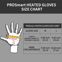 PROSmart Elektromos Fűthető Kesztyű L-es Akkumulátorral - Unisex Kézmelegítő Síeléshez, Snowboardozáshoz, Téli Sportokhoz 7