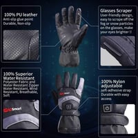 PROSmart Elektromos Fűthető Kesztyű L-es Akkumulátorral - Unisex Kézmelegítő Síeléshez, Snowboardozáshoz, Téli Sportokhoz 4