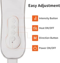 PROSmart Nyakmasszírozó Párna Melegítő Funkcióval - 5D Shiatsu Masszázs Nyak, Hát és Váll Fájdalomcsillapításra, Újratölthető

AI: I've crea 2