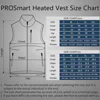 PROSmart Unisex Fűthető Mellény USB Akkumulátorral, Könnyű Fleece 6