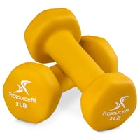 ProSource Neoprénové činky s protišmykovým úchopom, súprava 2 kusov na cvičenie, 1-12 lb 1