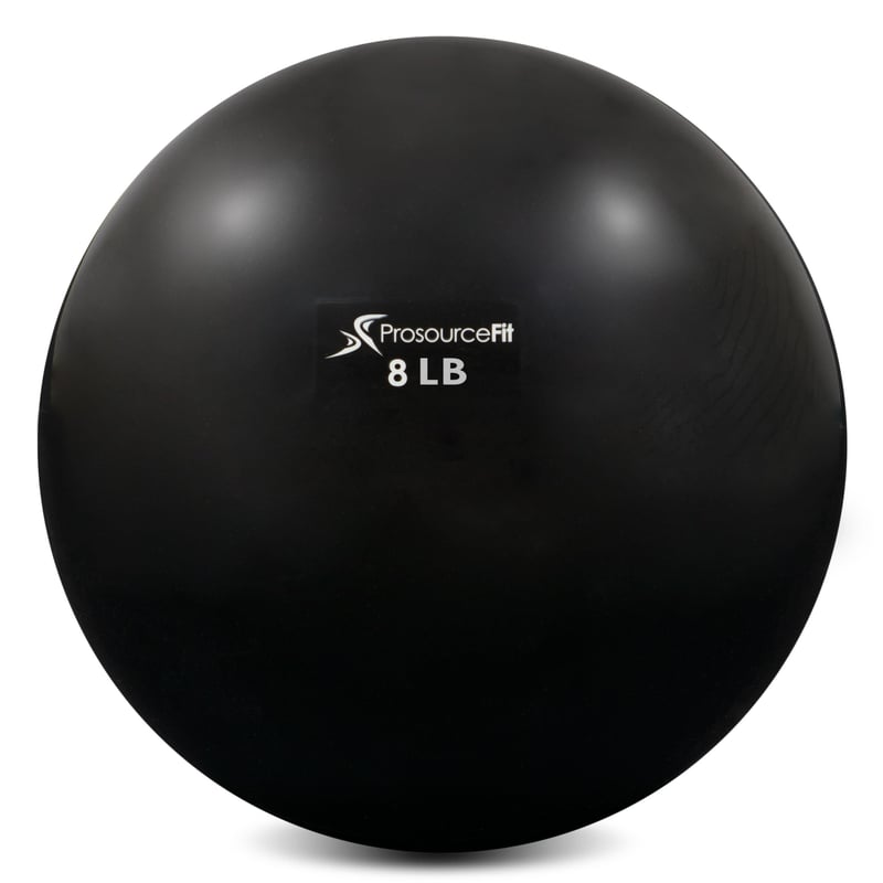 Závažová fitlopta ProSource na pilates, jogu, silový tréning a fyzioterapiu, od 2 lb do 8 lb, farebne odlíšená
