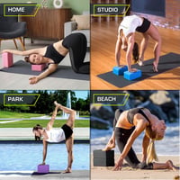 Sada jogových blokov z EVA peny ProsourceFit – modrá – 2 ks 6