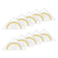 Prota 10 részes geometria szögmérő készlet, rajzoláshoz, iskolához, irodához 1