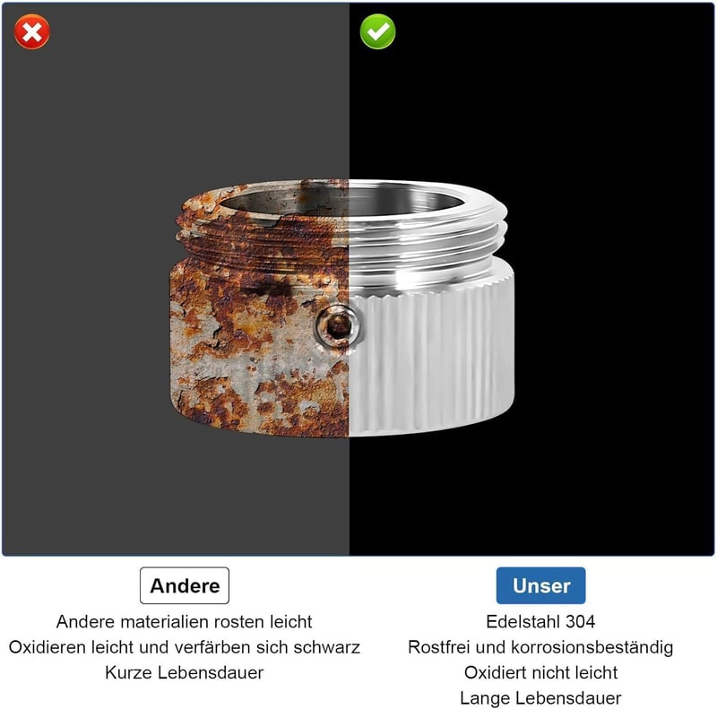prota M30x1.5 Radiátor Termosztát Adapter Rozsdamentes Acél 4db Fűtési Szelep Adapter