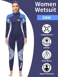PROTAURI 3mm neoprén női wetsuit UV védelemmel búvárkodáshoz és szörfözéshez 5
