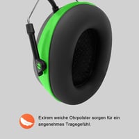 PROTEAR Bluetooth 5.3 Hallásvédő Rádióval DAB/DAB+/FM - Újratölthető Fülvédő Kihangosító Funkcióval, 30dB SNR - Fűnyíráshoz, Fűrészeléshez,  3