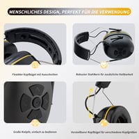 PROTEAR Bluetooth 5.4 Zajvédő Fülhallgató - 30dB SNR Hallásvédelem, Hi-Fi Hangzás, 120 Órás Üzemidő, Fűnyíráshoz, Famunkához

AI: I've creat 2