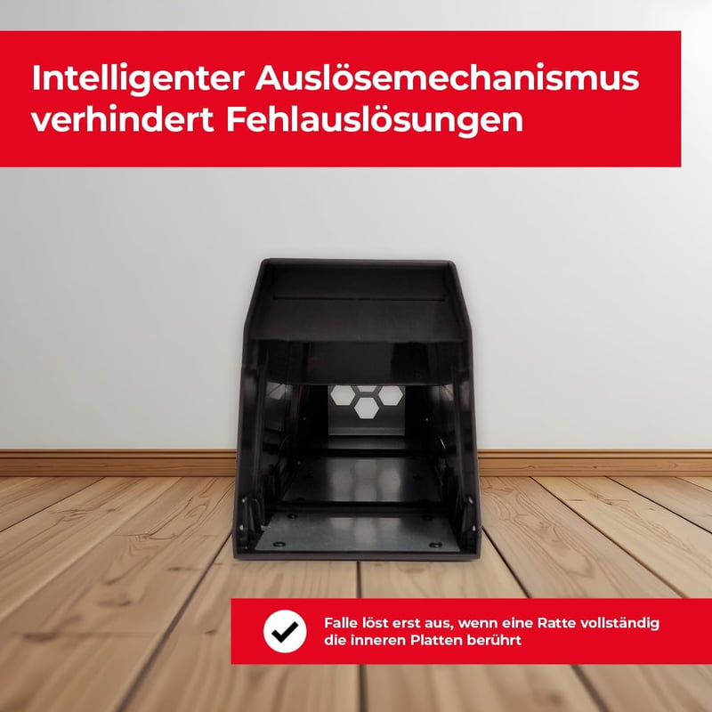 PROTECT HOME 6000V Elektromos Egércsapda Biztonságos Kártevőirtás
