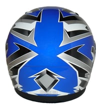Detská motocyklová prilba protectWEAR SA03 - modrá - veľkosť XXS 5